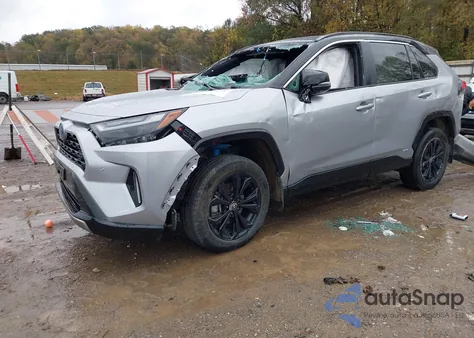 2024 Toyota Rav4 Hybrid Xse из США, поврежденный, VIN 4T3E6RFV7RU151776